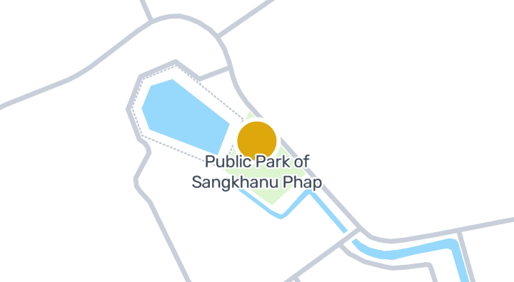 แผนที่แสดงสวนสาธาณระสังฆานุภาพ
