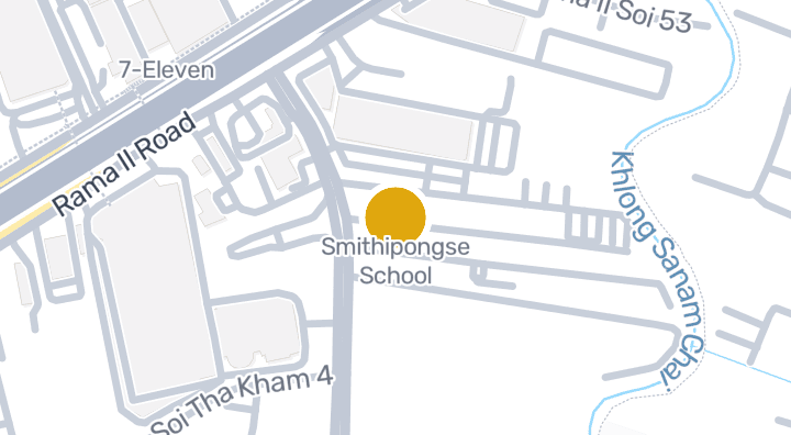 显示Smithipongse School的地图