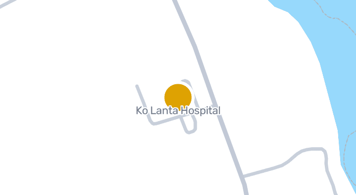 Map showing Ko Lanta Hospital