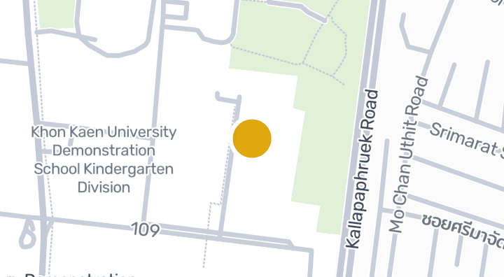 显示Building 1 - Khon Kaen University Demonstration School, Secondary (Suksasart)的地图
