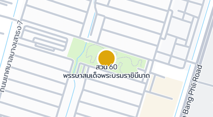 Map showing สวน 60 พรรษาสมเด็จพระบรมราชินีนาถ