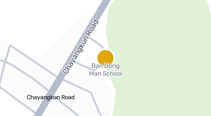 แผนที่แสดงโรงเรียน บ้านดงมัน