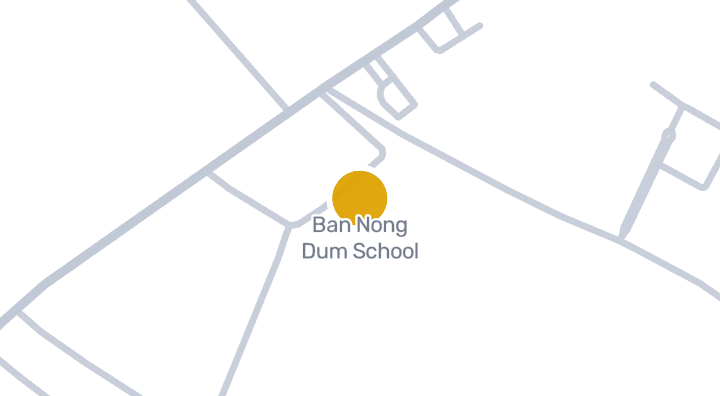 แผนที่แสดงBan Nong Dum School