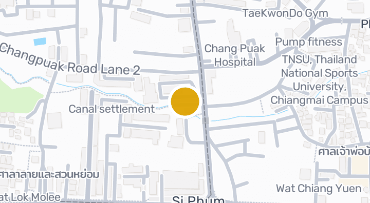 แผนที่แสดงโรงเรียนโกวิทธำรงเชียงใหม่