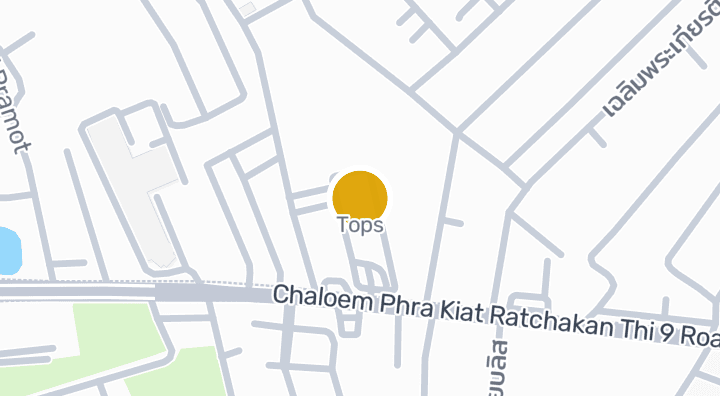 Map showing Tops