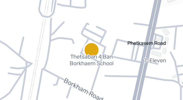 显示Thetsaban 4 Ban Borkhaem School的地图