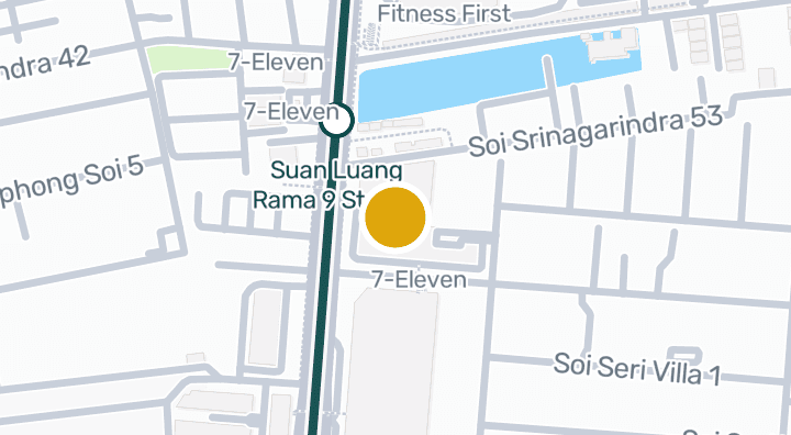 Map showing Paradise Place