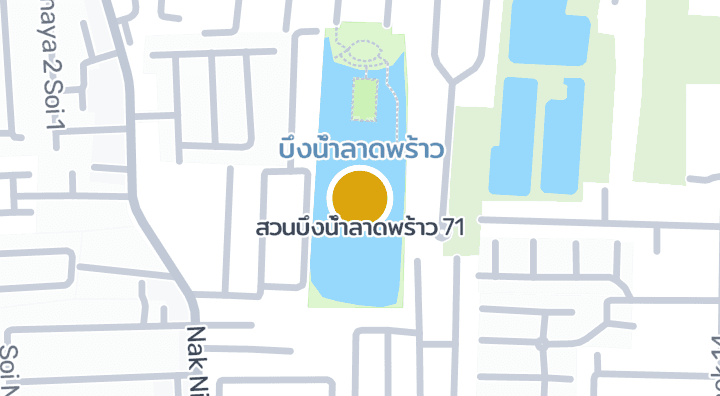 Карта с สวนบึงน้ำลาดพร้าว 71