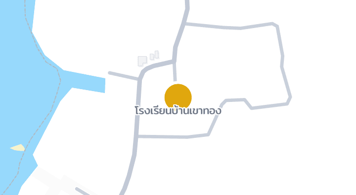 แผนที่แสดงโรงเรียนบ้านเขาทอง