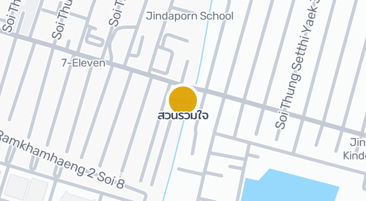 Map showing สวนรวมใจ