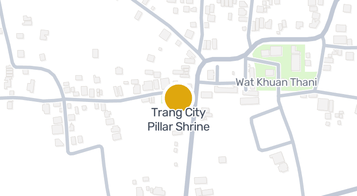 แผนที่แสดงTrang City Pillar Shrine