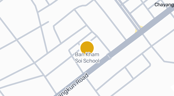 แผนที่แสดงโรงเรียน บ้านคำสร้อย