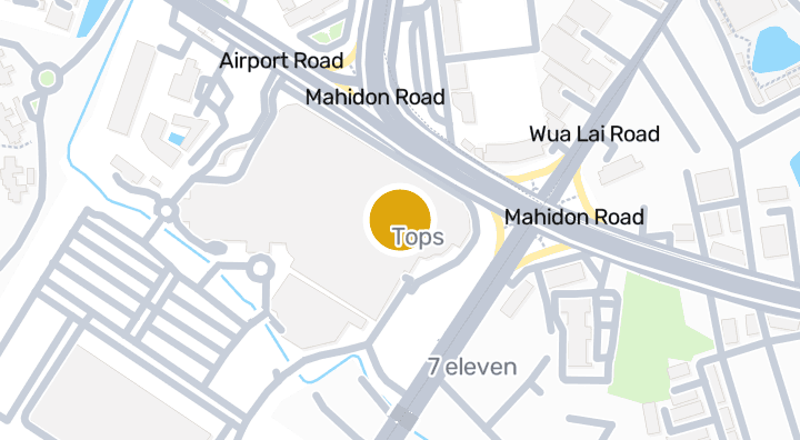 Map showing โรบินสัน
