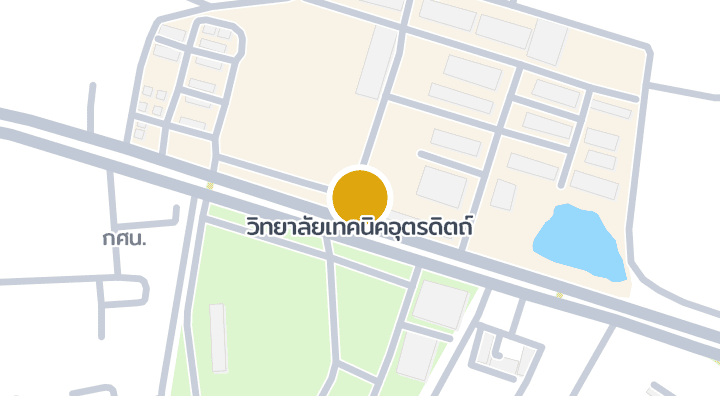 Map showing วิทยาลัยเทคนิคอุตรดิตถ์