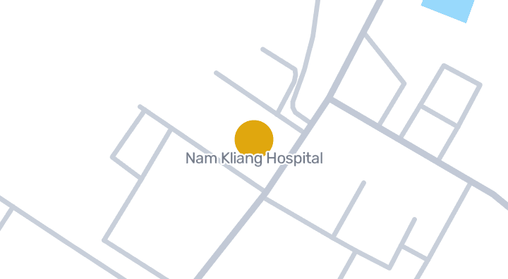แผนที่แสดงโรงพยาบาลน้ำเกลี้ยง