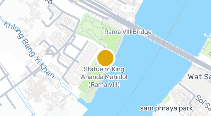 显示Suan Luang Rama VIII Park的地图