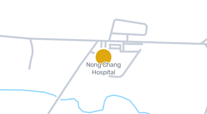 แผนที่แสดงNong Chang Hospital