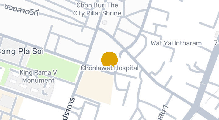 显示Chonlawet Hospital的地图