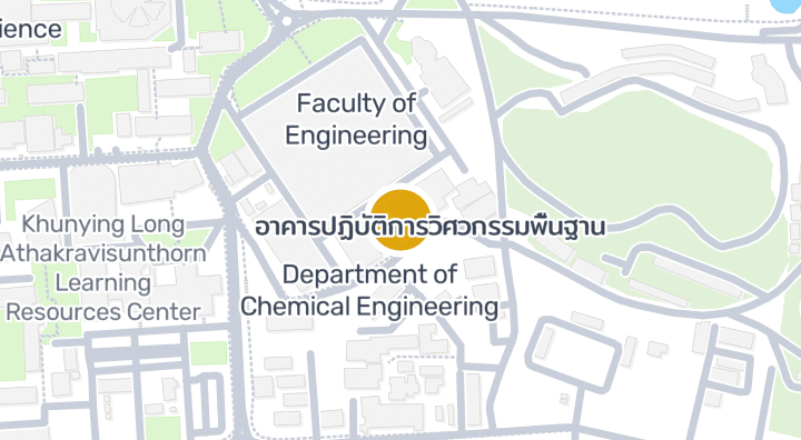Map showing สโมสรนักศึกษาคณะวิศวกรรมศาสตร์