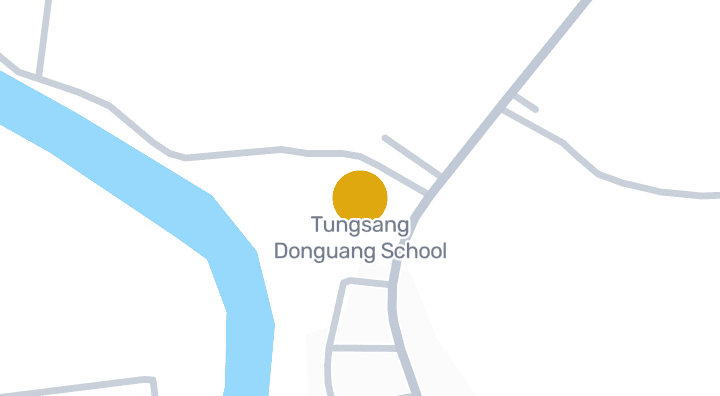 แผนที่แสดงโรงเรียนบ้านทุ่งซางดงหลวง
