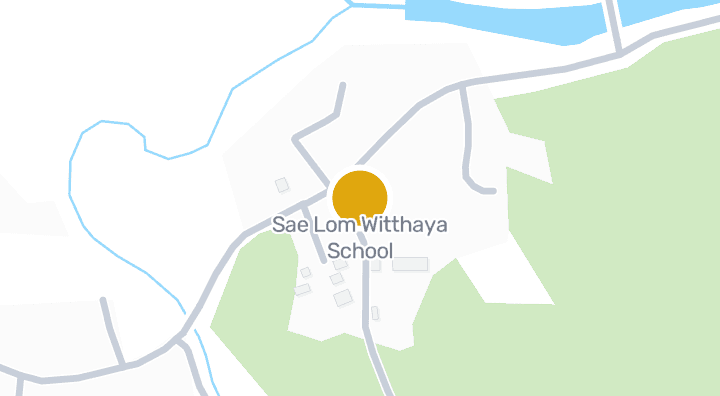 Map showing Sae Lom Witthaya School