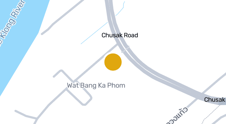 แผนที่แสดงโรงเรียนวัดบางกะพ้อม