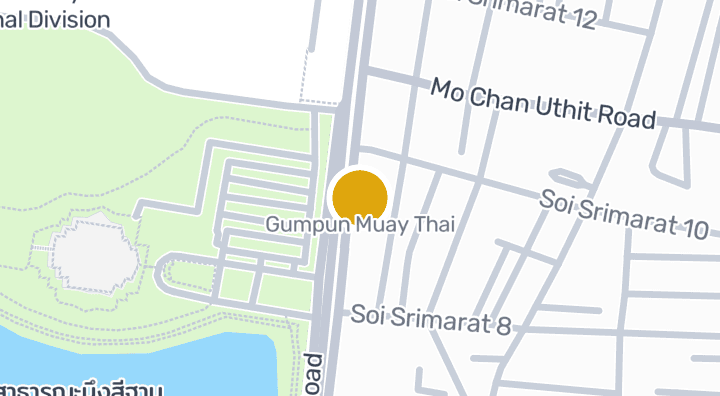 显示Gumpun Muay Thai的地图