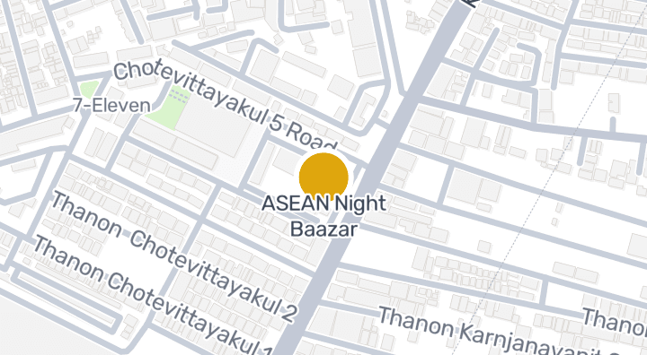 แผนที่แสดงASEAN Night Baazar