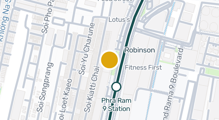 Map showing Fortune Town