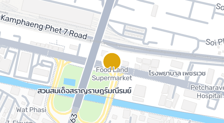 Map showing Food Land Supermarket
