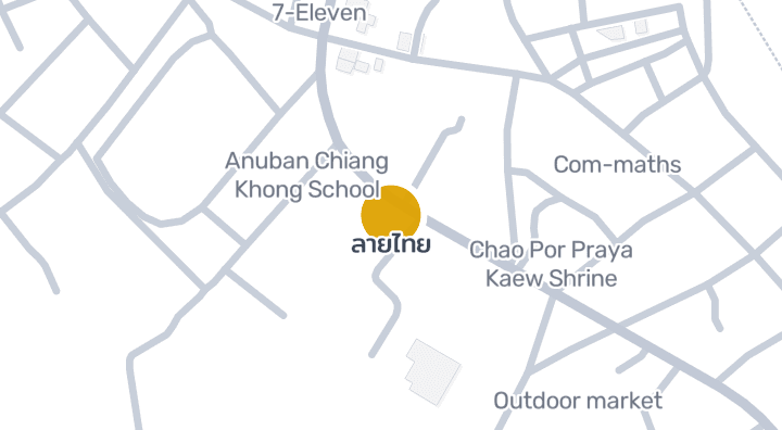 แผนที่แสดงลายไทย