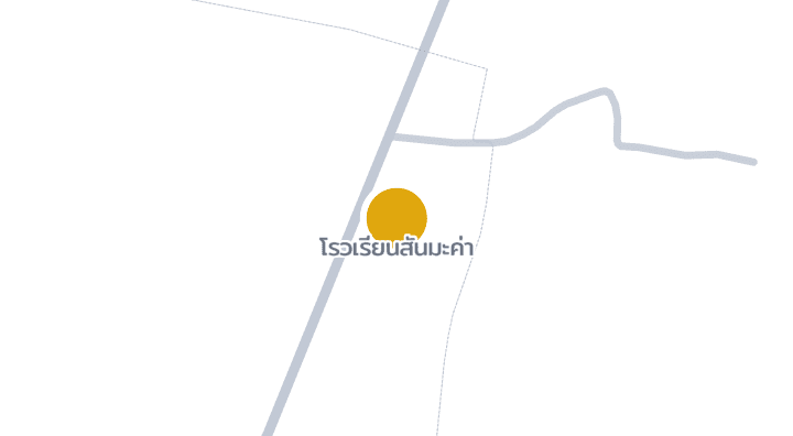 Map showing โรวเรียนสันมะค่า