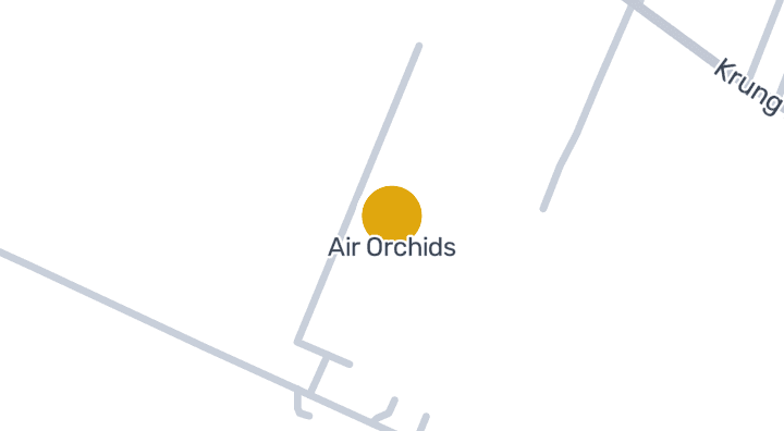 Map showing Air Orchids