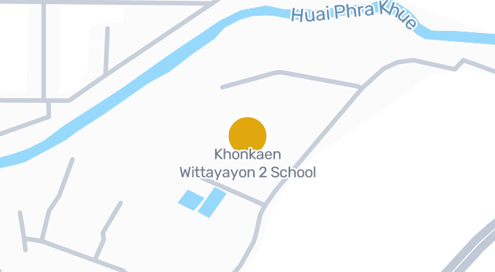 显示Khonkaen Wittayayon 2 School的地图
