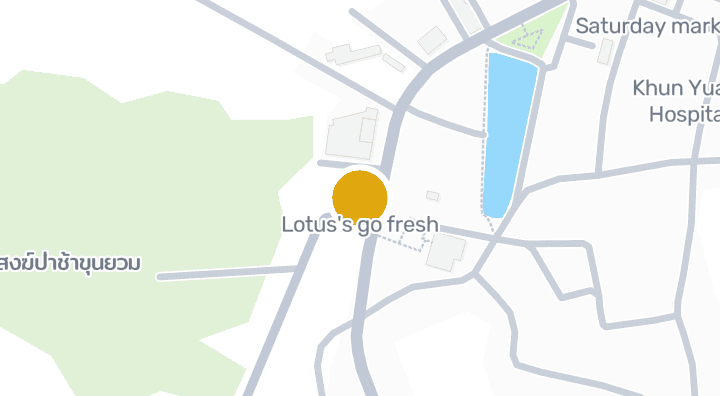 Map showing Lotus's go fresh
