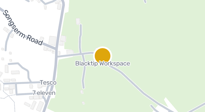 แผนที่แสดงBlacktip Workspace