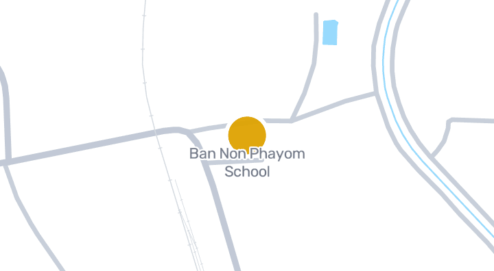 Map showing Ban Non Phayom School