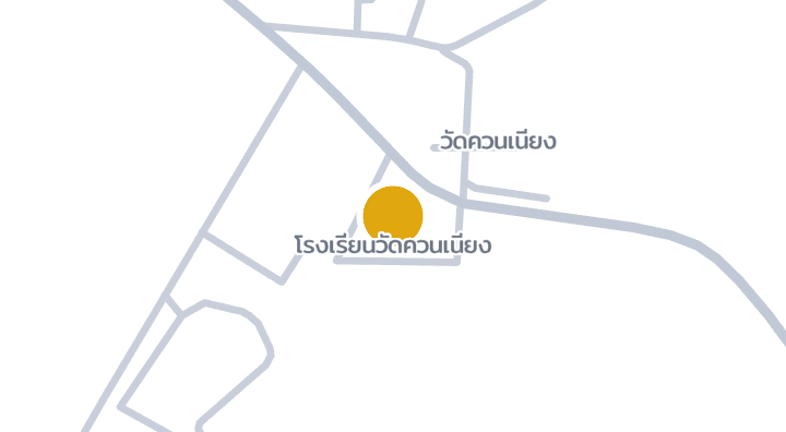 Map showing โรงเรียนวัดควนเนียง