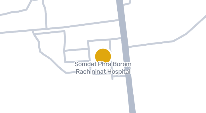 แผนที่แสดงโรงพยาบาลสมเด็จพระบรมราชินีนาถ