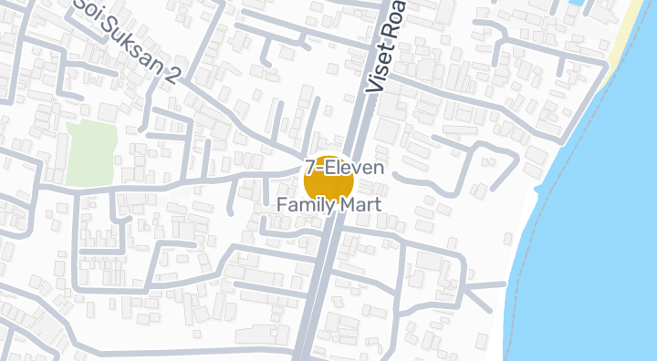 แผนที่แสดงFamily Mart