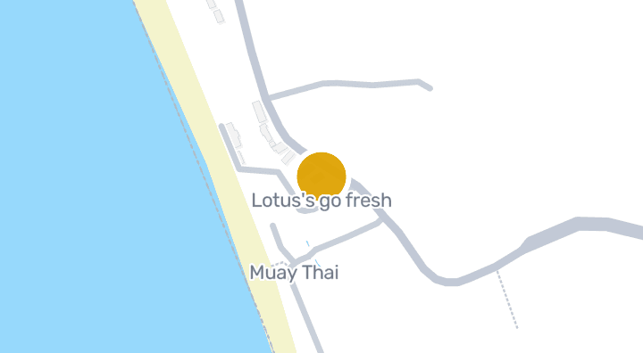 แผนที่แสดงLotus's go fresh