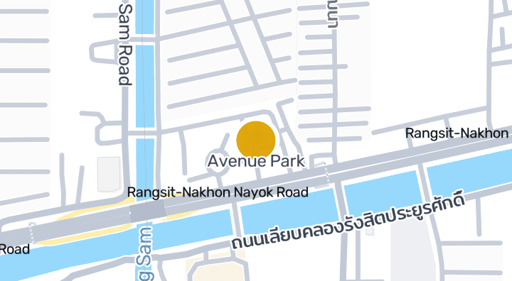 显示Avenue Park的地图
