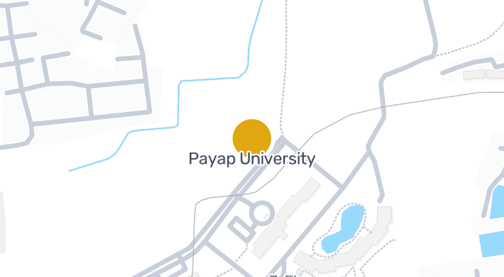 Map showing Payap University
