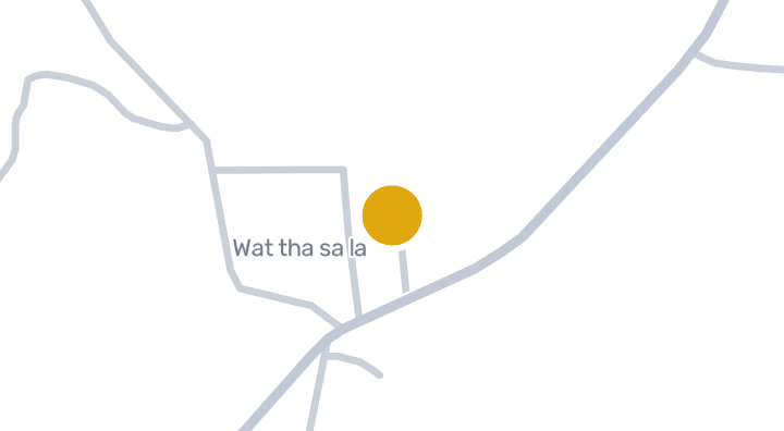 แผนที่แสดงWat tha sa la school