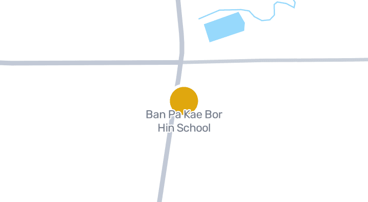 แผนที่แสดงบ้านป่าแก่บ่อหิน