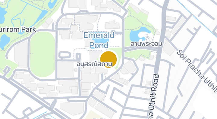 แผนที่แสดงLearning Garden