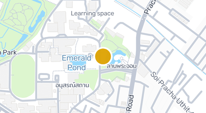 แผนที่แสดงHealthy Park