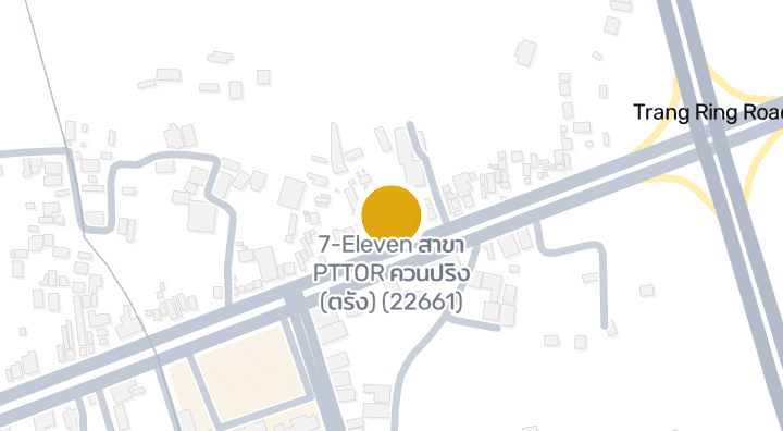 แผนที่แสดง7-Eleven สาขา PTTOR ควนปริง (ตรัง) (22661)