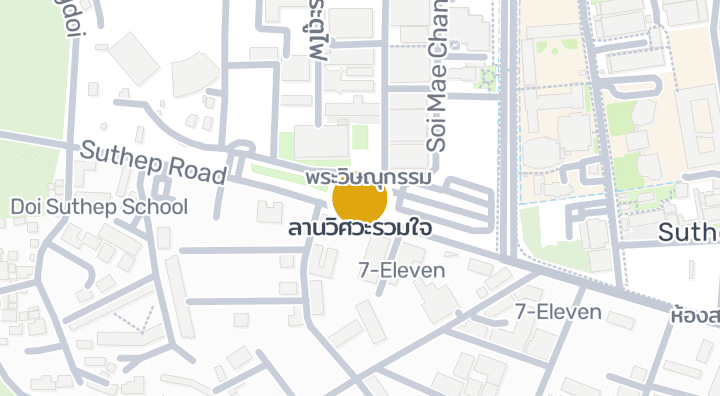 显示ลานวิศวะรวมใจ的地图