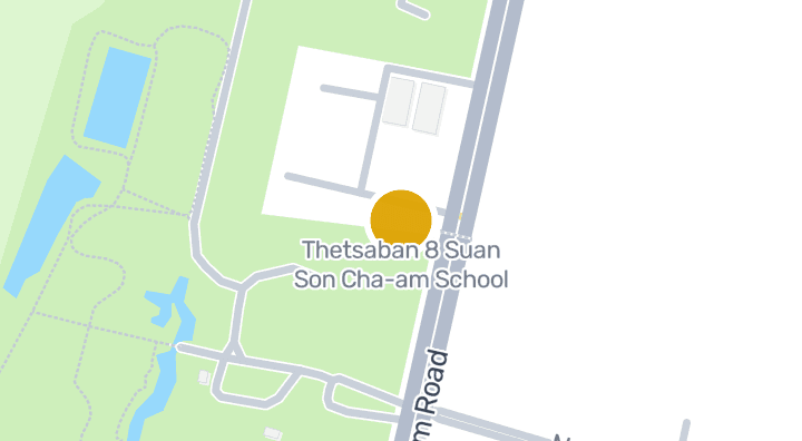 显示Thetsaban 8 Suan Son Cha-am School的地图